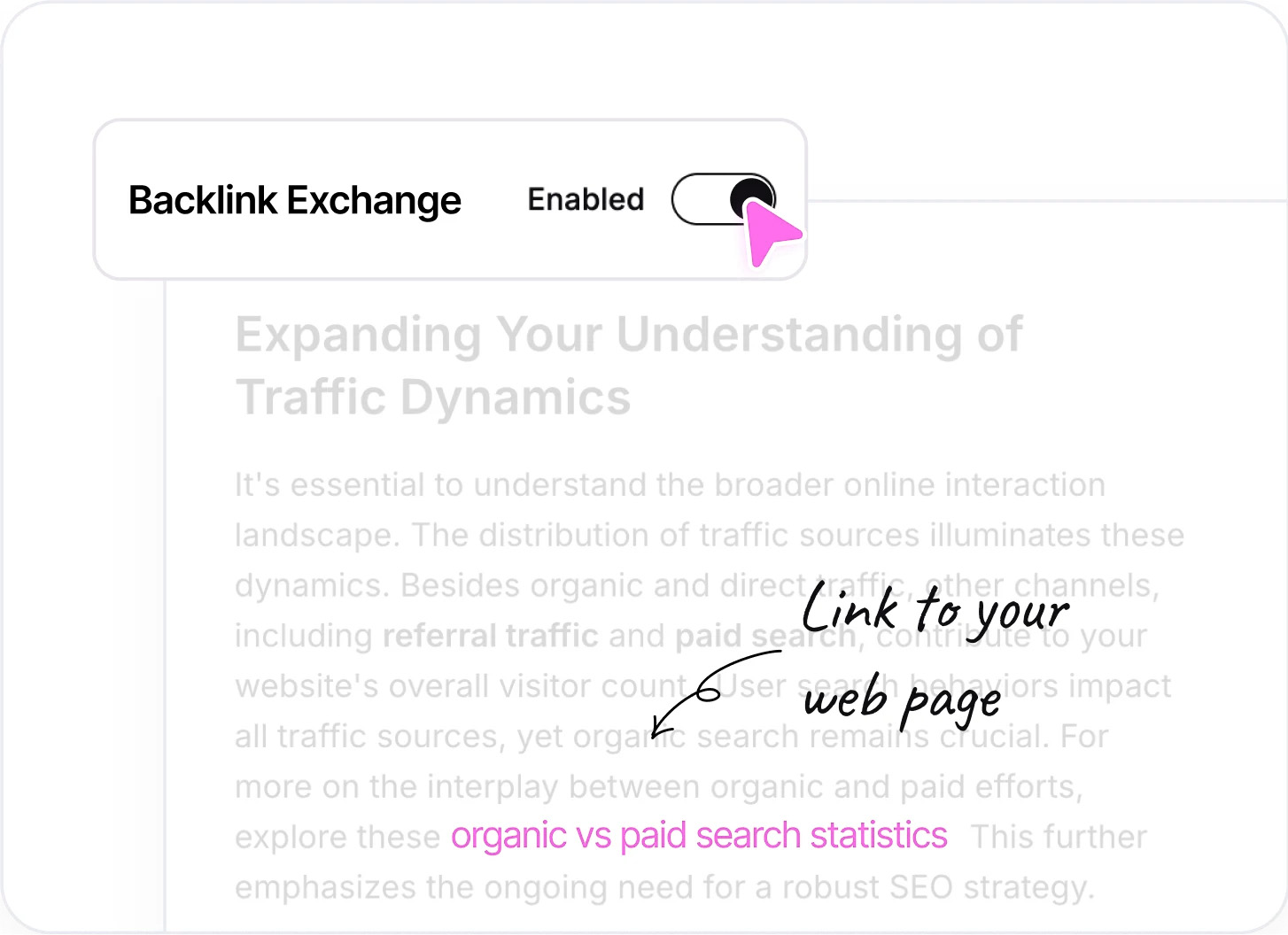 Effortless link partnerships