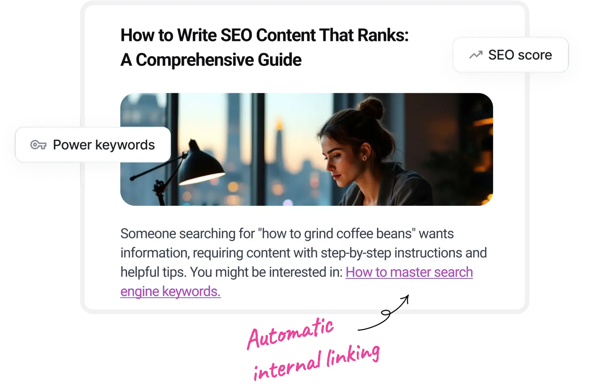 SEO-optimized content that converts